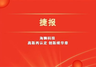 捷报！海狮科技高新再认定，彰显技术硬实力